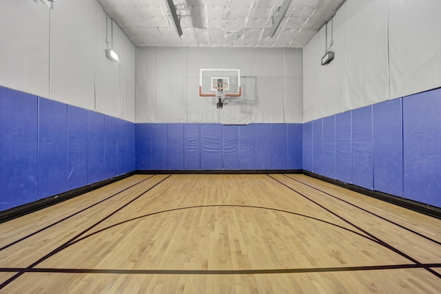 view of basketball court with community basketball court