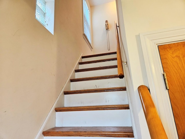 view of staircase