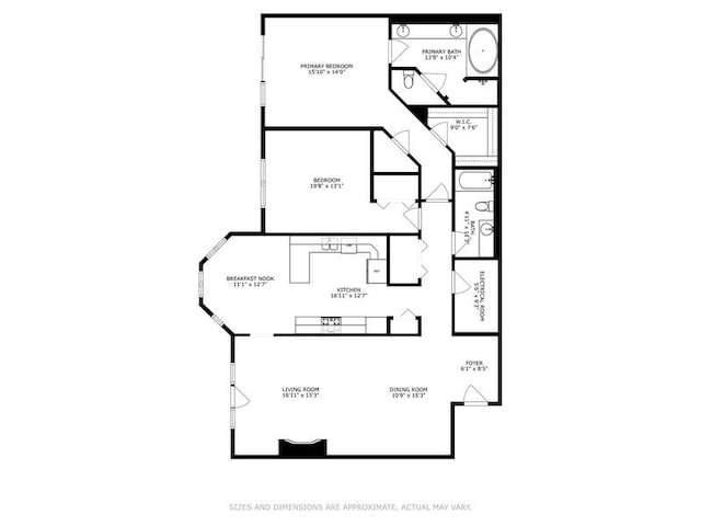 1865 Old Willow Rd Unit 231, Northfield, IL 60093 - floor plan