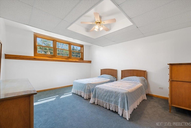 46W306 Woodview Pkwy, Hampshire, IL 60140 - carpeted bedroom featuring baseboards and ceiling fan