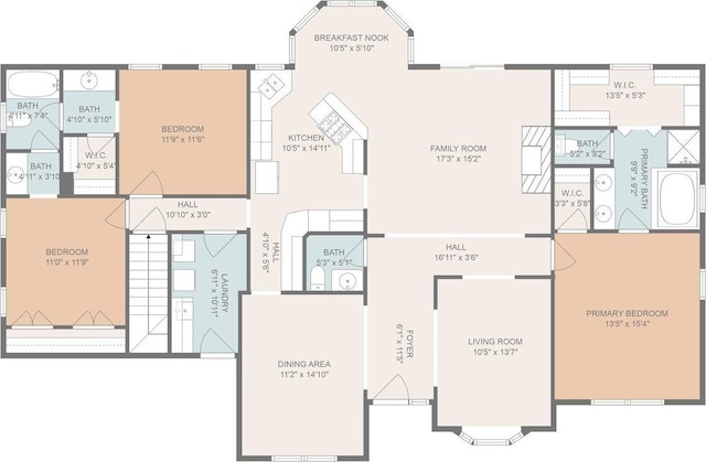 46W306 Woodview Pkwy, Hampshire, IL 60140 - floor plan / room layout