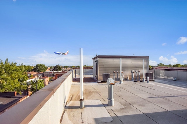 5652 W 63rd St Unit 3E, Chicago, IL 60638 - view of patio / terrace with central AC unit and a balcony