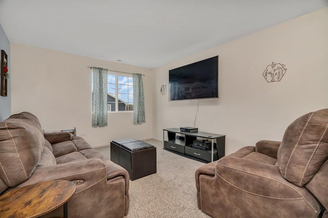 1825 Spencer Way, Shorewood, IL 60404 - living room featuring carpet and baseboards