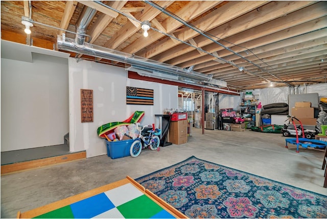 1825 Spencer Way, Shorewood, IL 60404 - view of unfinished basement