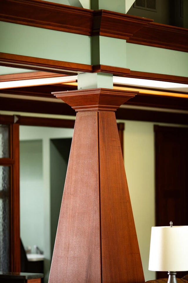 room details with visible vents