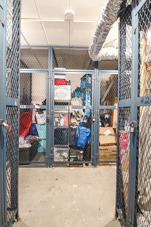 view of storage