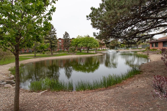 view of water feature