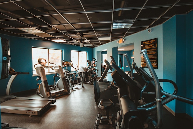 view of workout area