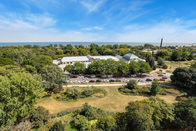2314 N Lincoln Park W Unit 8-9S, Chicago, IL 60614 - drone / aerial view featuring a water view