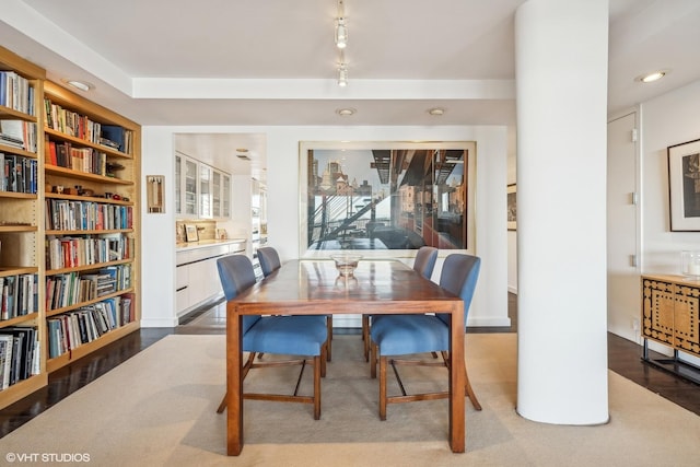 2314 N Lincoln Park W Unit 8-9S, Chicago, IL 60614 - dining room with recessed lighting and built in shelves