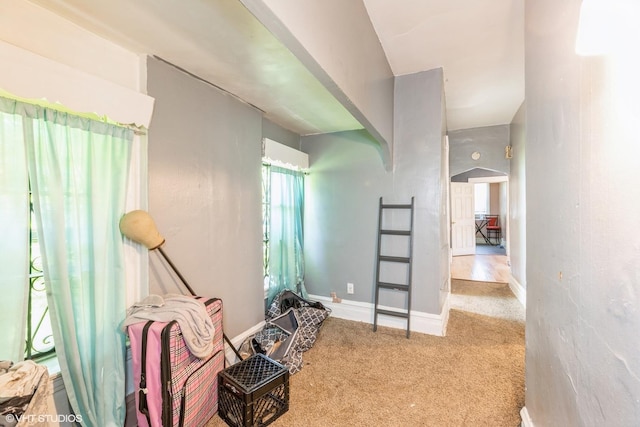 7422 S Kimbark Ave, Chicago, IL 60619 - hall with carpet and baseboards