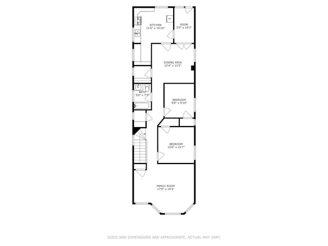 7422 S Kimbark Ave, Chicago, IL 60619 - property floor plan