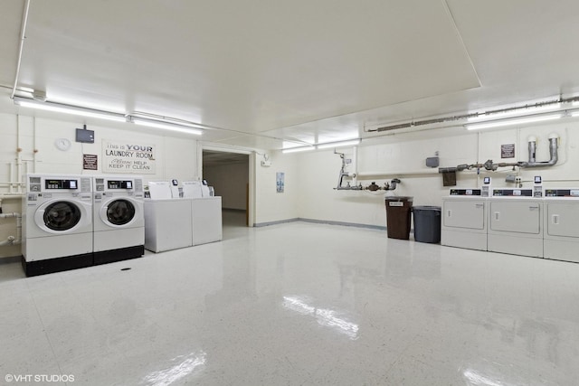 4250 Saratoga Ave Unit 301, Downers Grove, IL 60515 - community laundry room with washing machine and dryer