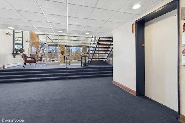 4250 Saratoga Ave Unit 301, Downers Grove, IL 60515 - lobby with stairs
