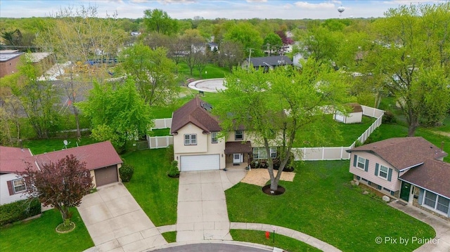 8015 S Carrolton Ct, Hanover Park, IL 60133 - aerial view featuring a residential view