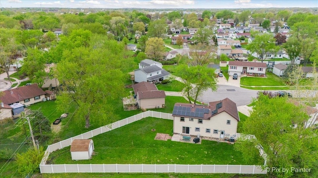 8015 S Carrolton Ct, Hanover Park, IL 60133 - drone / aerial view with a residential view