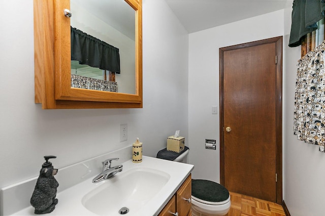 2206 Highland Dr, Sycamore, IL 60178 - bathroom with vanity and toilet