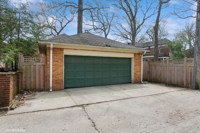 2334 Central Park Ave, Evanston, IL 60201 - detached garage featuring fence