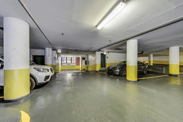 view of parking deck