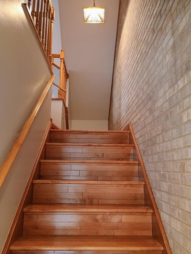 view of staircase