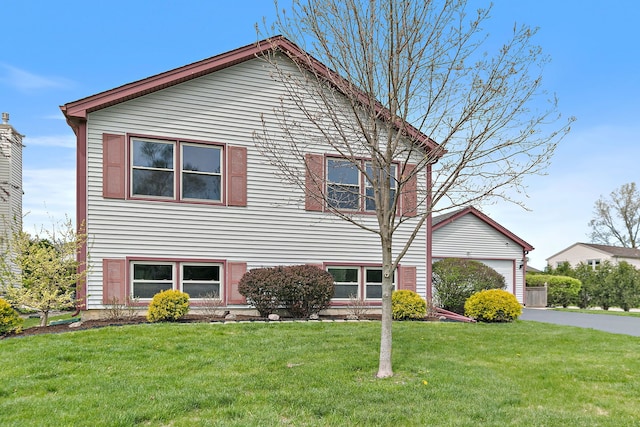 705 Old Mill Grove Rd, Lake Zurich, IL 60047 - view of front of home with a front lawn
