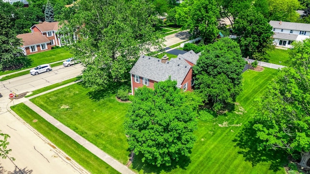 726 Parkside Dr, Sycamore, IL 60178 - bird's eye view of a tree filled landscape