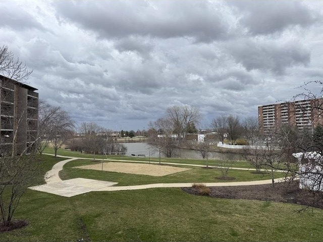 75 Kristin Cir Unit 221, Schaumburg, IL 60195 - view of property's community featuring a lawn and a water view