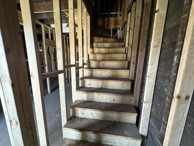 view of stairs