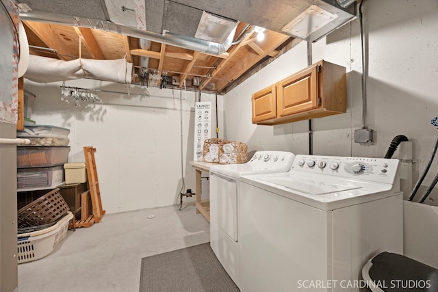 645 Rosewood Dr, West Chicago, IL 60185 - laundry room with cabinet space and washer and clothes dryer