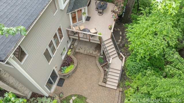 645 Rosewood Dr, West Chicago, IL 60185 - view from above of property
