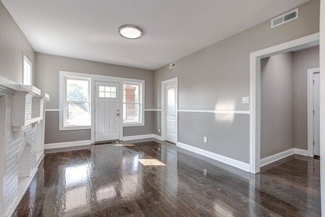 3048 E 80th St, Chicago, IL 60617 - entrance foyer with plenty of natural light, wood finished floors, and visible vents