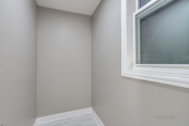 3048 E 80th St, Chicago, IL 60617 - interior space featuring baseboards and marble finish floor