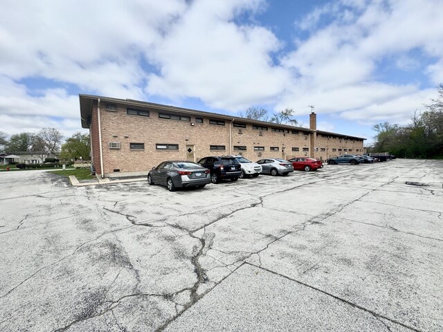 view of uncovered parking lot