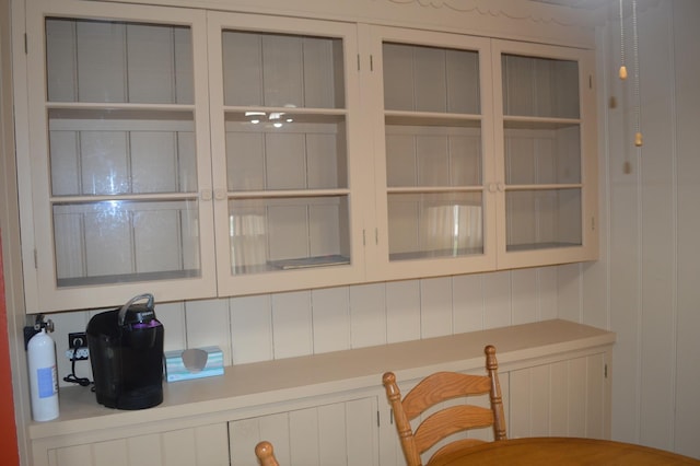 kitchen with light countertops