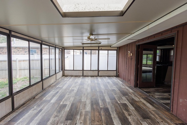2214 N Bur Oak Ct, Bonfield, IL 60913 - unfurnished sunroom featuring plenty of natural light and a ceiling fan