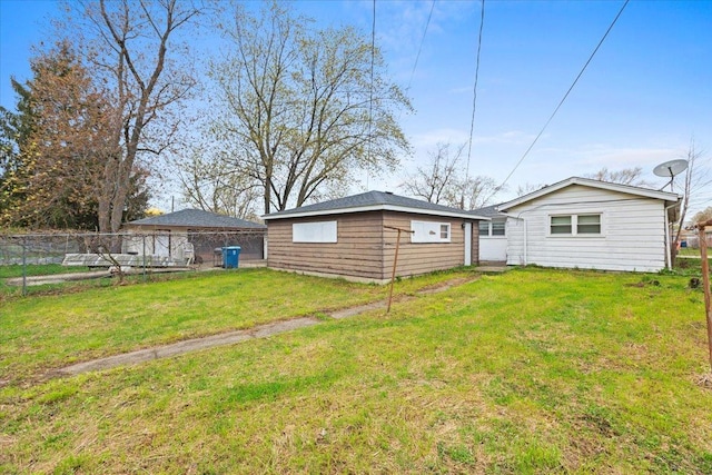 877 163rd St, Calumet City, IL 60409 - exterior space featuring a lawn and fence