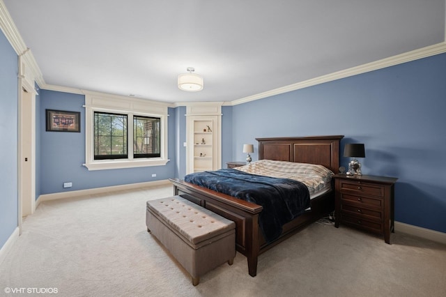 3244 Lakeside Ave, Northbrook, IL 60062 - carpeted bedroom featuring crown molding and baseboards