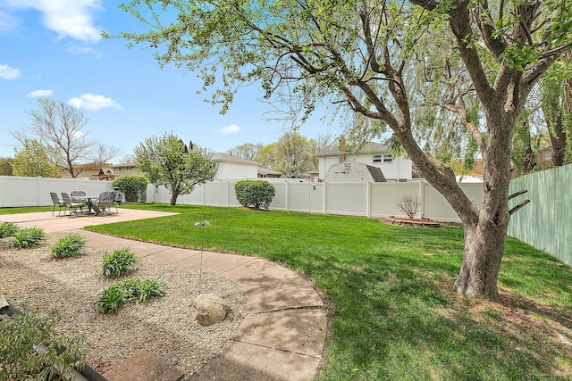 17130 Inverness Dr, Tinley Park, IL 60487 - view of yard with a patio and a fenced backyard