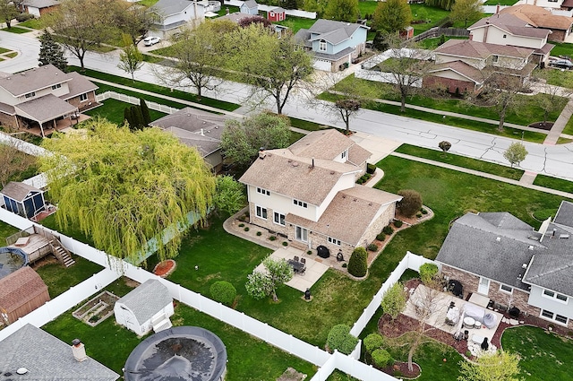 17130 Inverness Dr, Tinley Park, IL 60487 - aerial view featuring a residential view