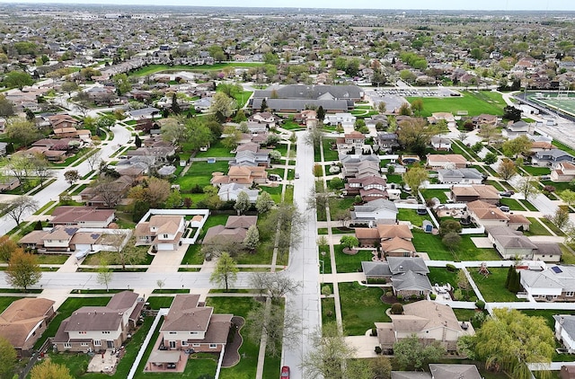 17130 Inverness Dr, Tinley Park, IL 60487 - birds eye view of property featuring a residential view