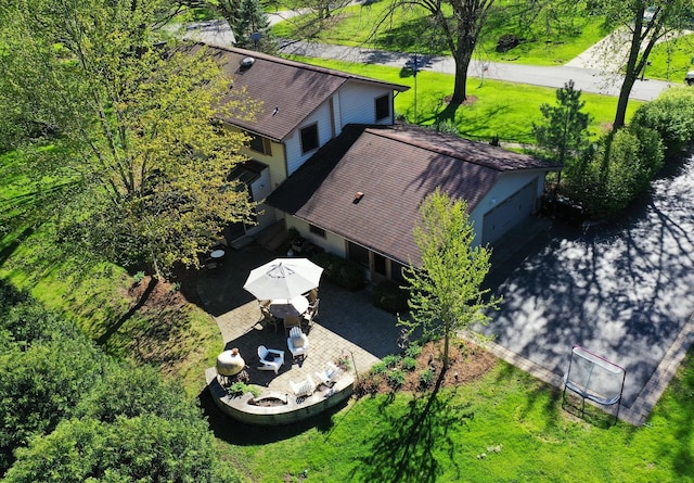 227 Abbott Pl, Tower Lakes, IL 60010 - view from above of property