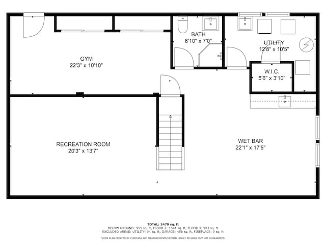 227 Abbott Pl, Tower Lakes, IL 60010 - property floor plan