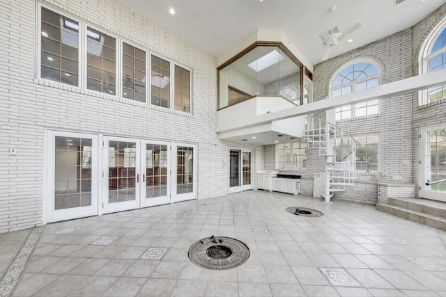 2125 Harrow Gate Dr, Inverness, IL 60010 - unfurnished sunroom with french doors