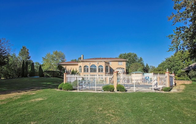 2125 Harrow Gate Dr, Inverness, IL 60010 - rear view of house featuring stucco siding