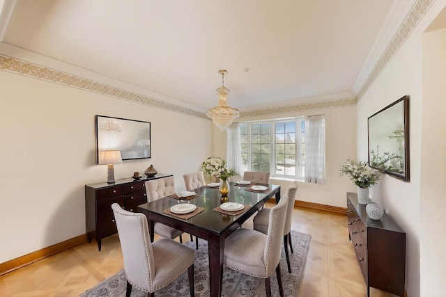 2125 Harrow Gate Dr, Inverness, IL 60010 - dining space featuring baseboards and ornamental molding