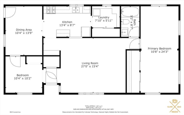 902 N Lincoln Ave, Urbana, IL 61801 - floor plan / room layout