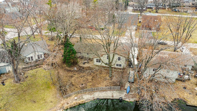 bird's eye view featuring a residential view