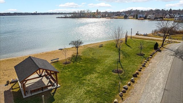 view of water feature