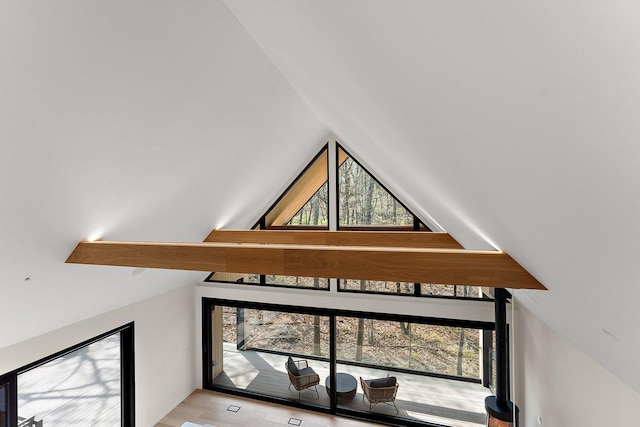 detailed view of wood finished floors
