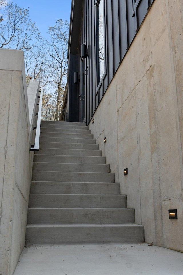 view of staircase